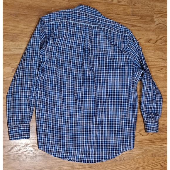 Lauren Ralph Lauren Button Up L/S Plaid Men's XXL Regular Fit Red/White/Blue - Picture 2 of 4